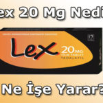 lex 20 mg fiyatı 2020